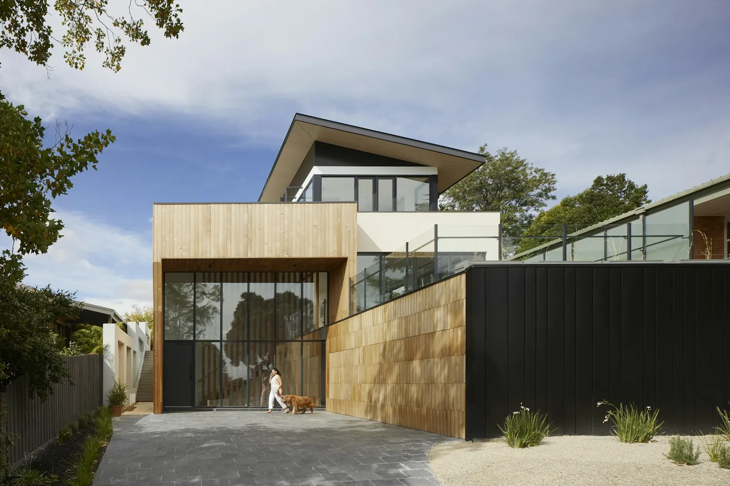 10 Marla Contemporary Family Home — front elevation, Block A, Faisal Hills