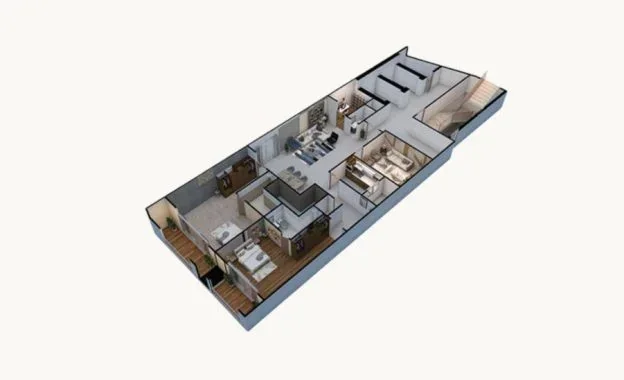 Penthouse Type A floor plan — Faisal Jewel