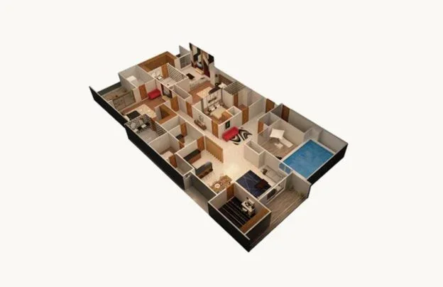 Penthouse Type B floor plan — Faisal Jewel