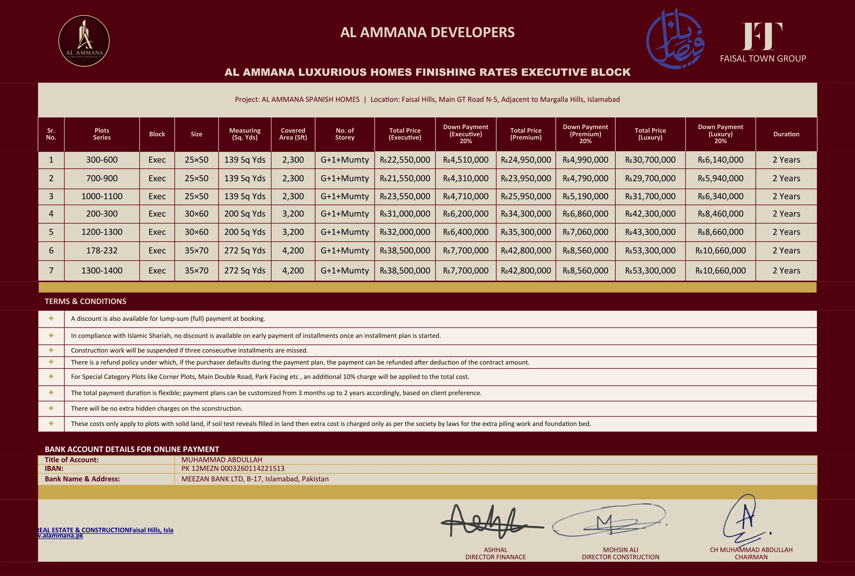 Executive Block — التشطيب الكامل
